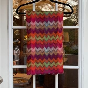 Fuzzy Dillards Infinity Scarf in Fall Colors